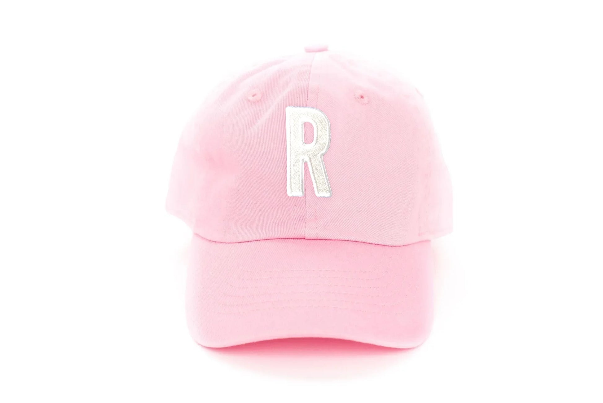 Light Pink Letter Baseball Hat - Heyday Goods