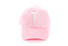 Light Pink Letter Baseball Hat - Heyday Goods