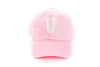 Light Pink Letter Baseball Hat - Heyday Goods