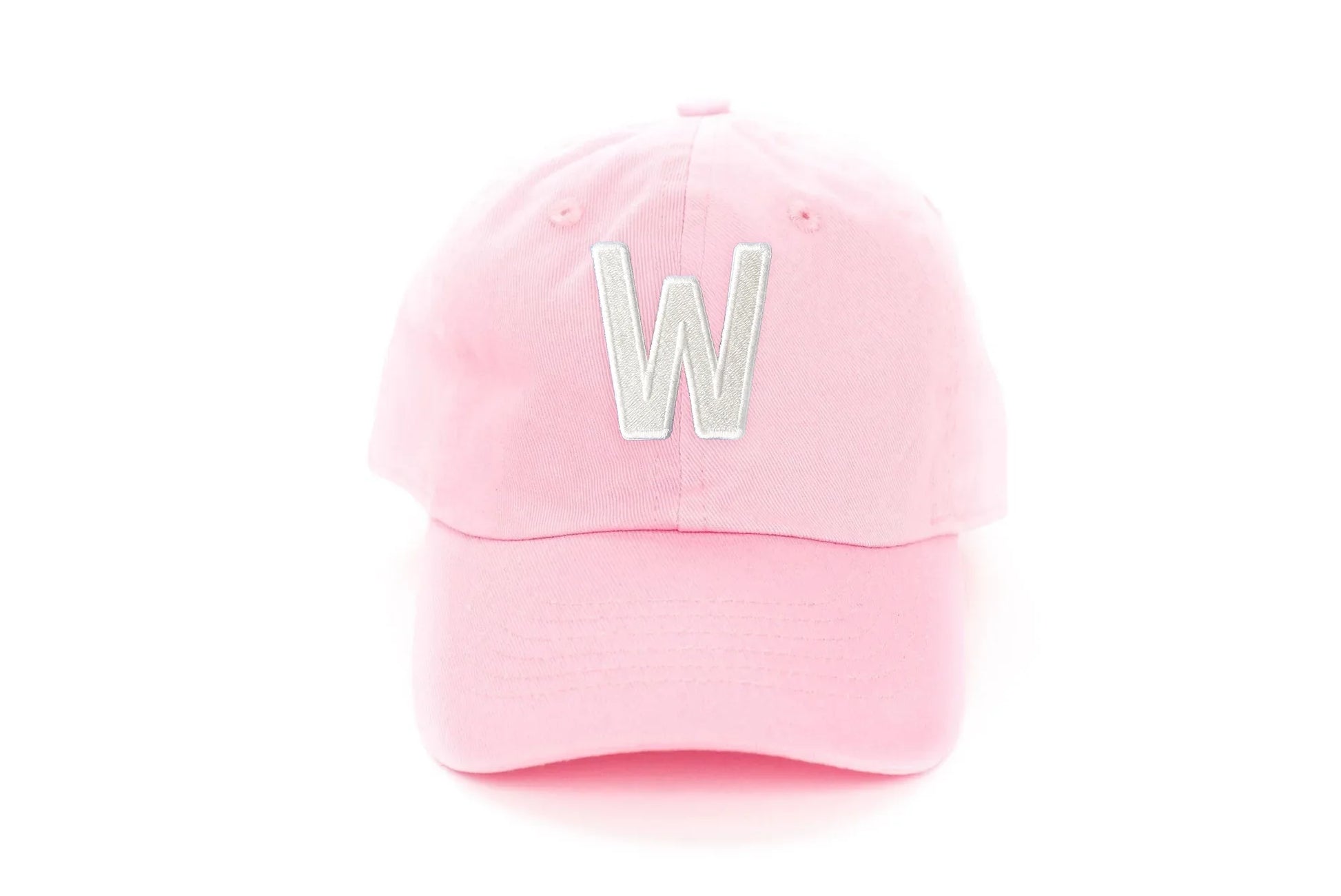 Light Pink Letter Baseball Hat - Heyday Goods