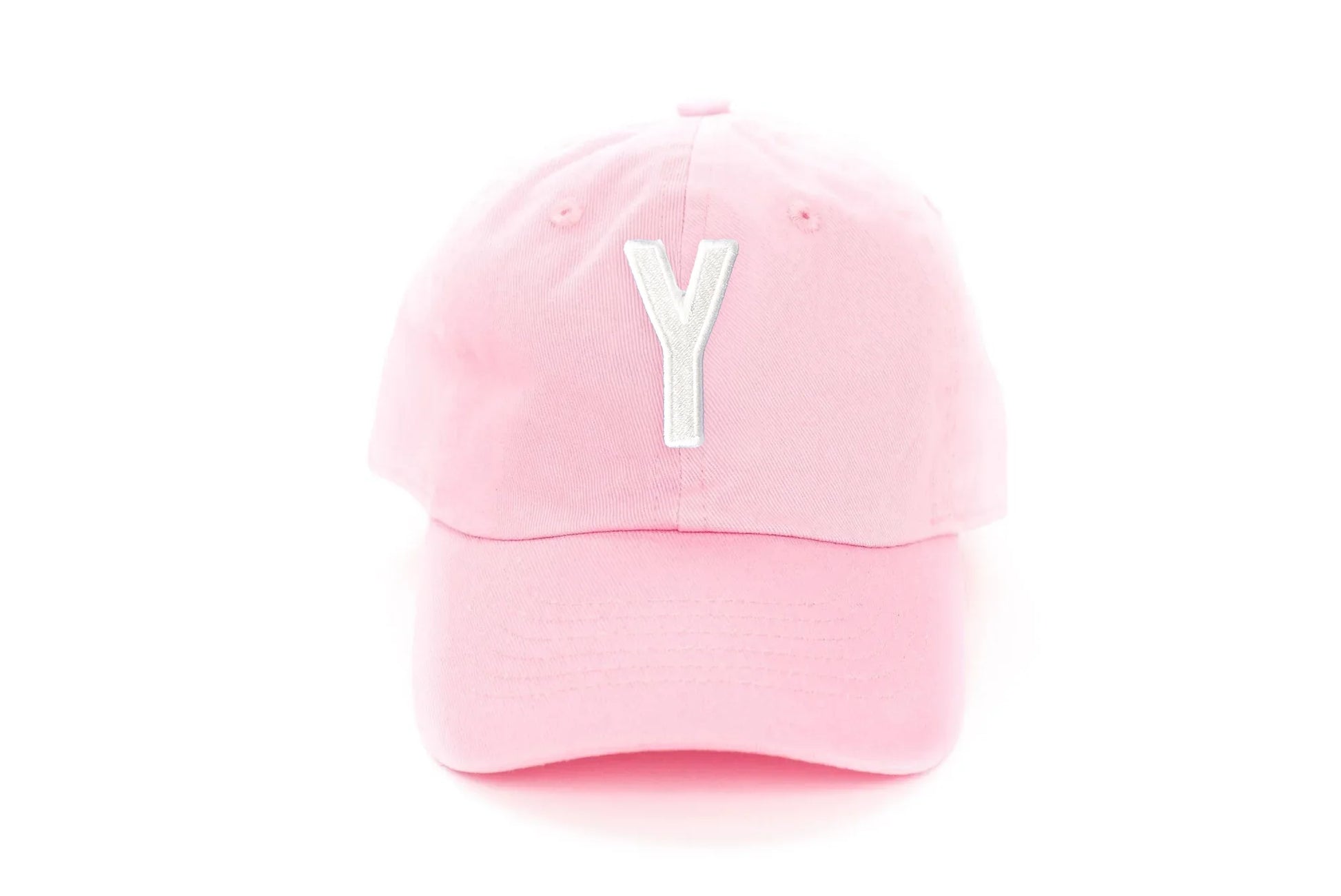 Light Pink Letter Baseball Hat - Heyday Goods