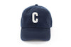 Navy Blue Letter Baseball Hat - Heyday Goods
