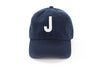 Navy Blue Letter Baseball Hat - Heyday Goods