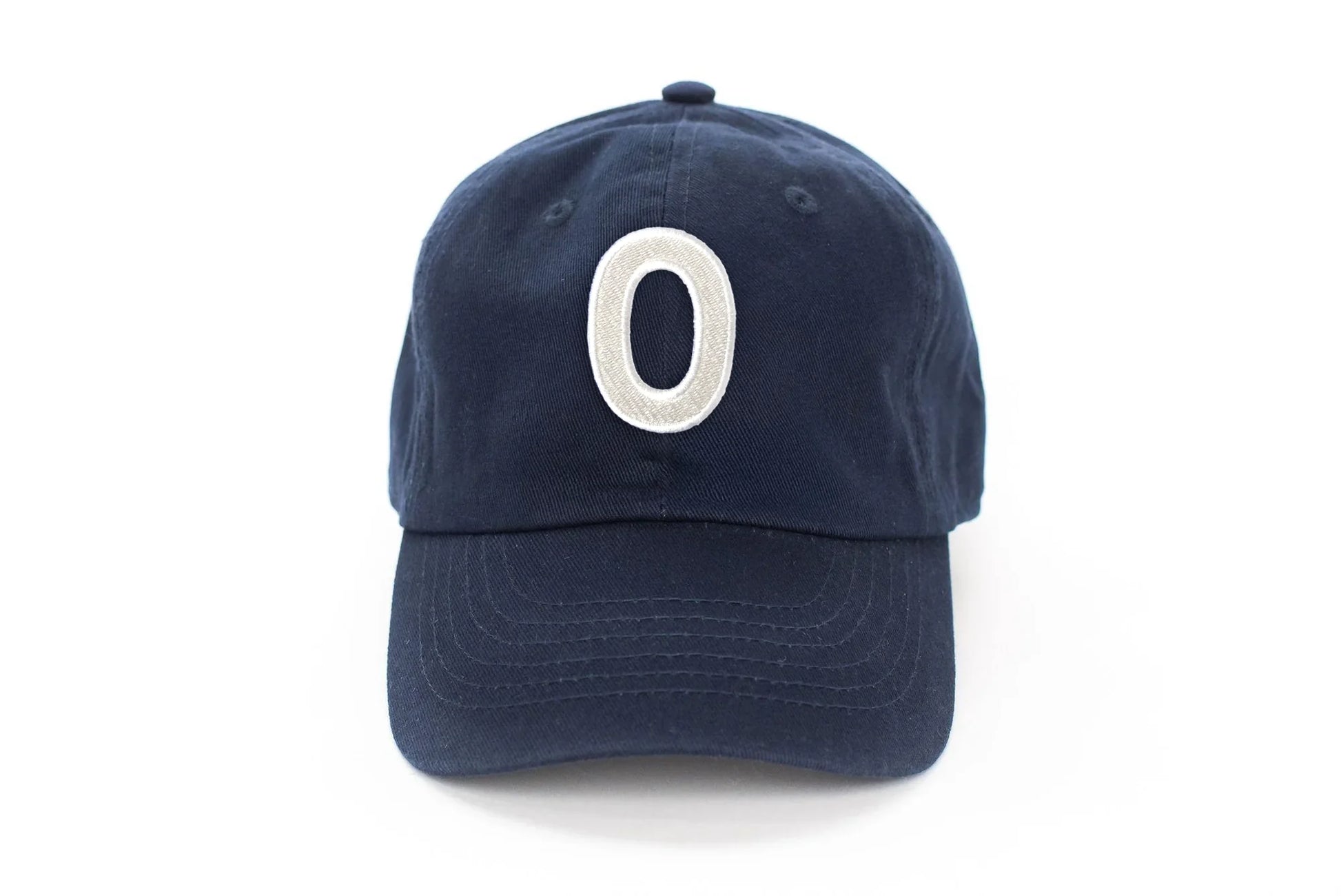 Navy Blue Letter Baseball Hat - Heyday Goods
