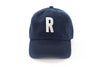 Navy Blue Letter Baseball Hat - Heyday Goods