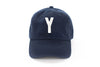 Navy Blue Letter Baseball Hat - Heyday Goods