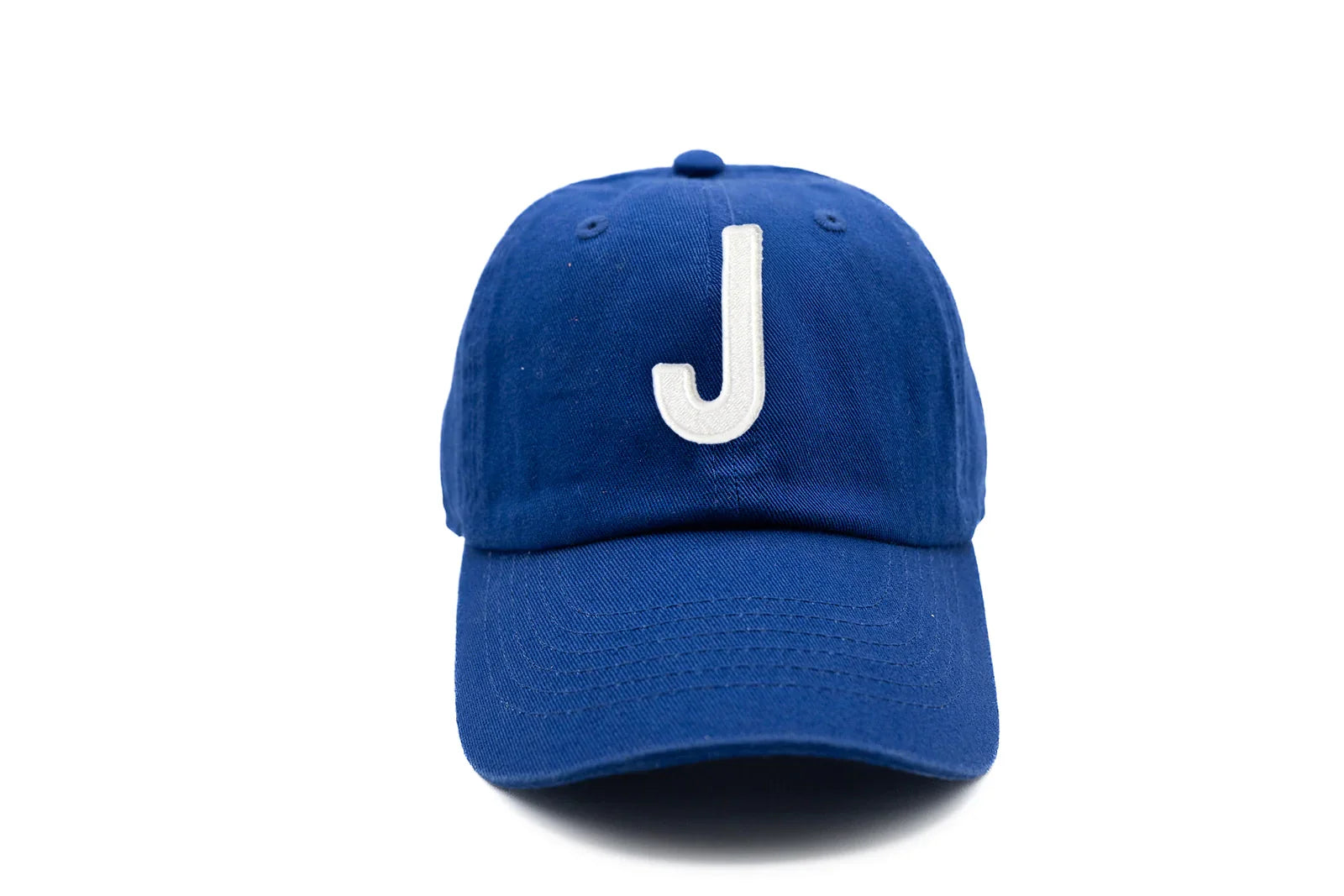 Royal Blue Letter Baseball Hat - Heyday Goods