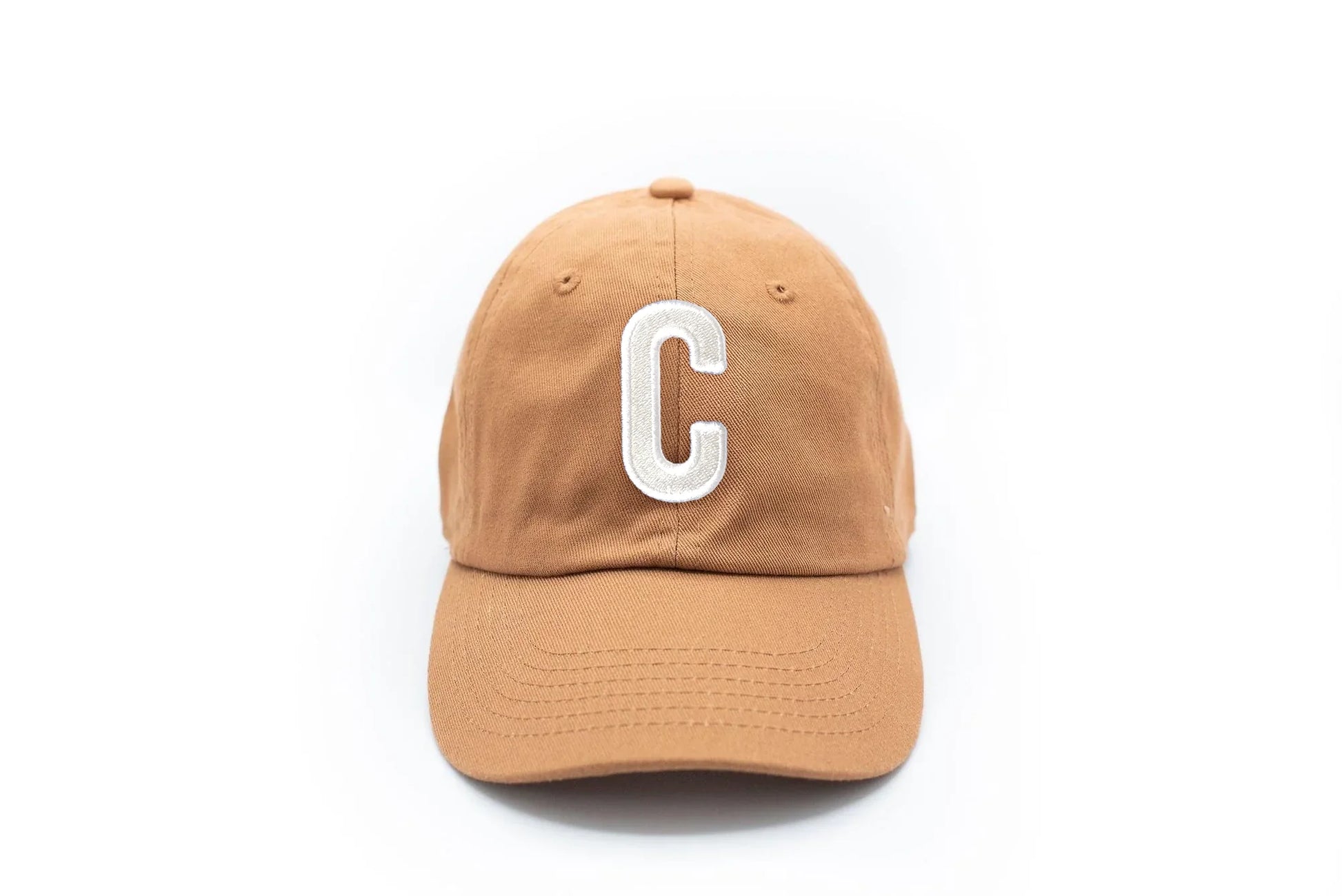 Terra Cotta Letter Baseball Hat - Heyday Goods