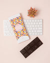Custom Greeting Card with Sea Salt Caramel Dark Chocolate Bar - Heyday Goods