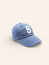 Dusty Blue Letter Baseball Hat - Heyday Goods