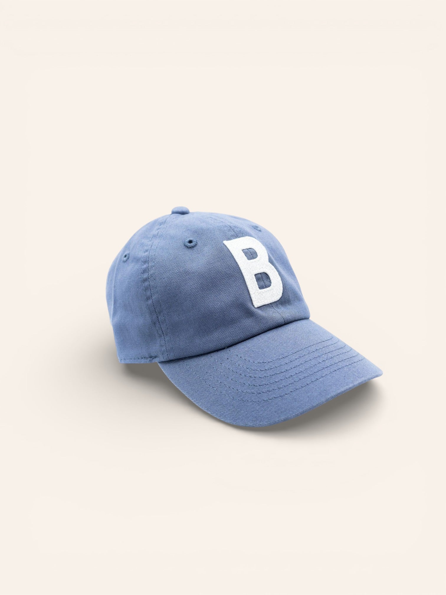 Dusty Blue Letter Baseball Hat - Heyday Goods
