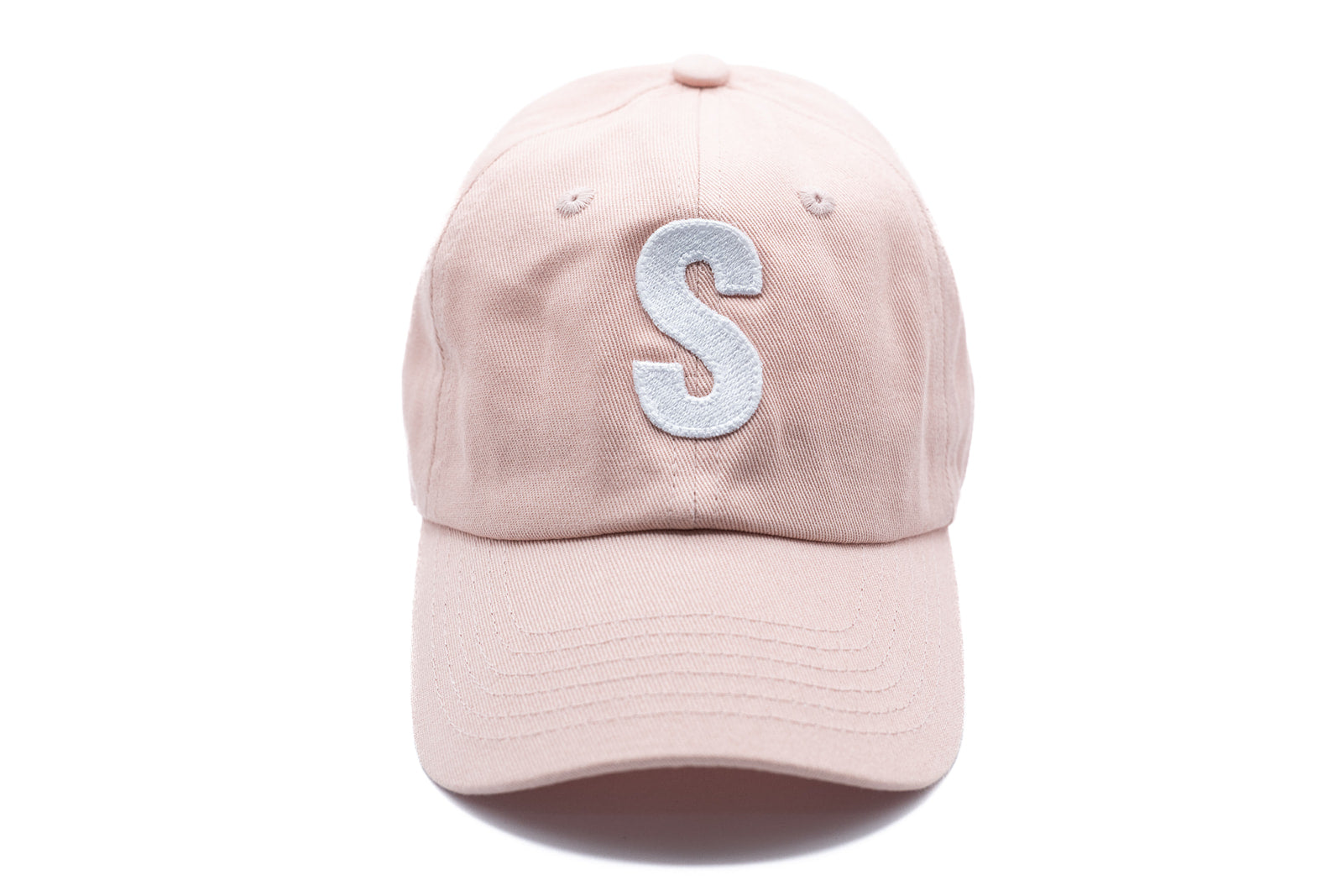 Dusty Rose Letter Baseball Hat - Heyday Goods