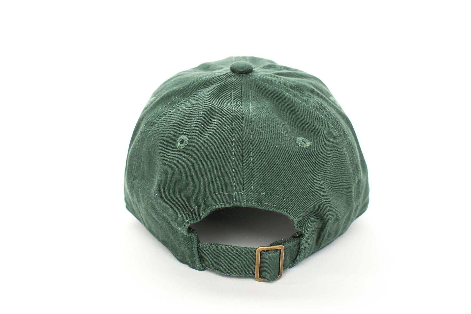 Hunter Green Letter Baseball Hat - Heyday Goods