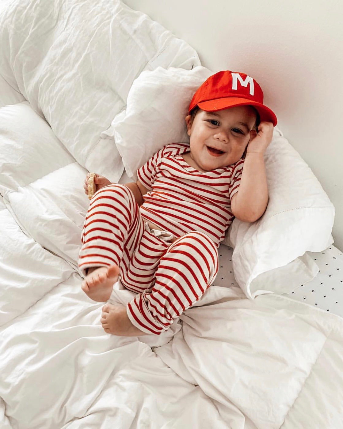 Red Letter Baseball Hat - Heyday Goods