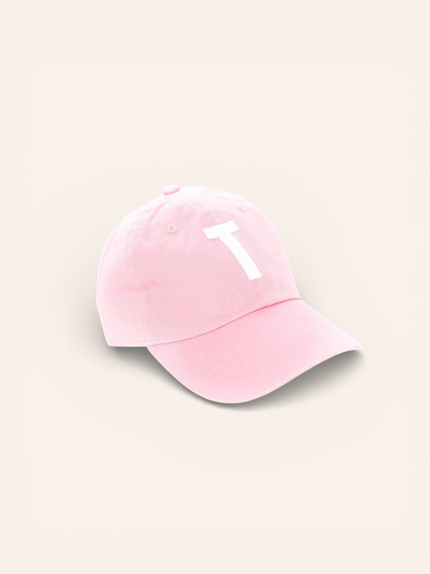 Light Pink Letter Baseball Hat - Heyday Goods