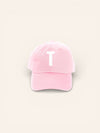 Light Pink Letter Baseball Hat - Heyday Goods