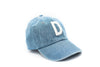 Denim Letter Baseball Hat - Heyday Goods
