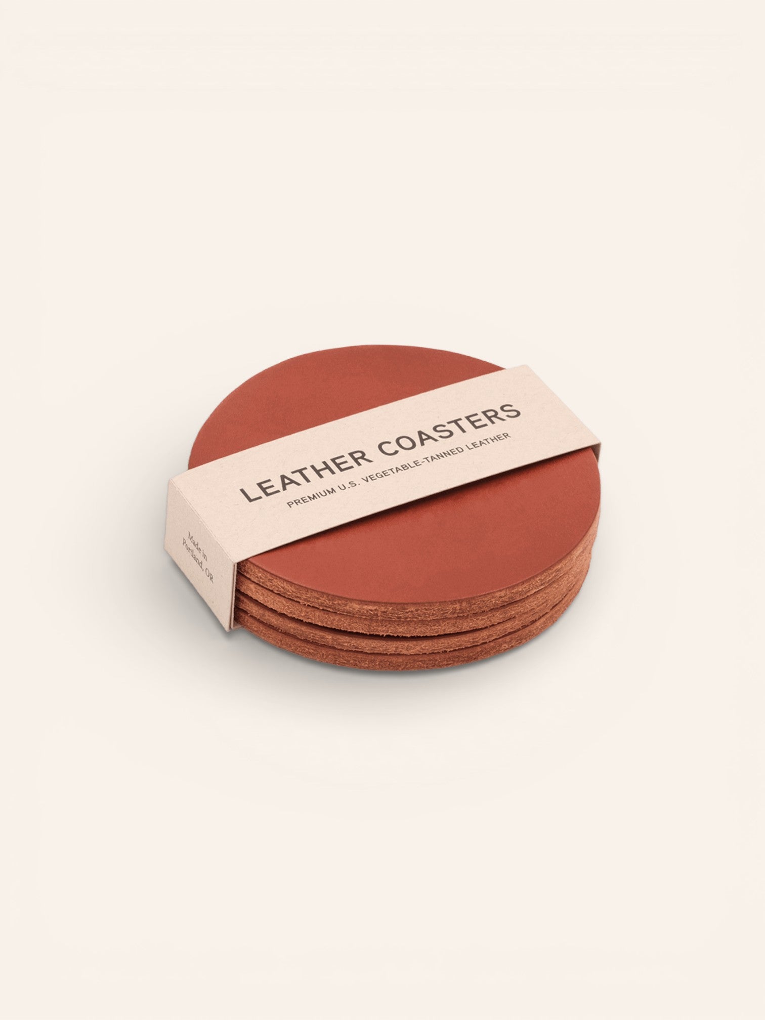 Premium Leather Coaster Set - Heyday Goods