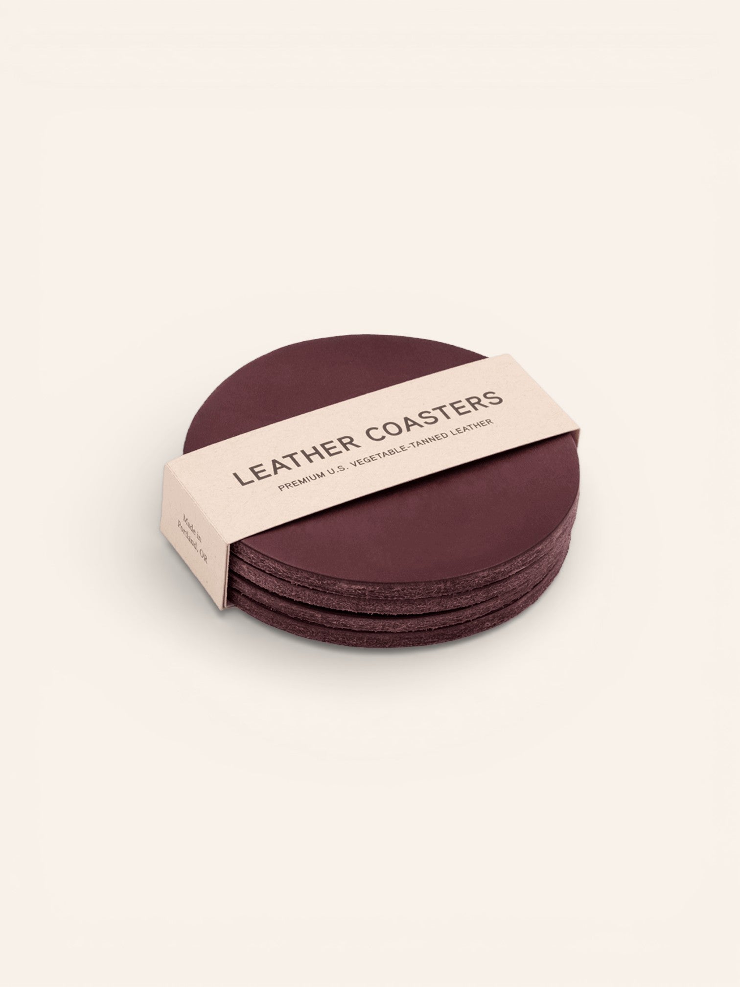 Premium Leather Coaster Set - Heyday Goods