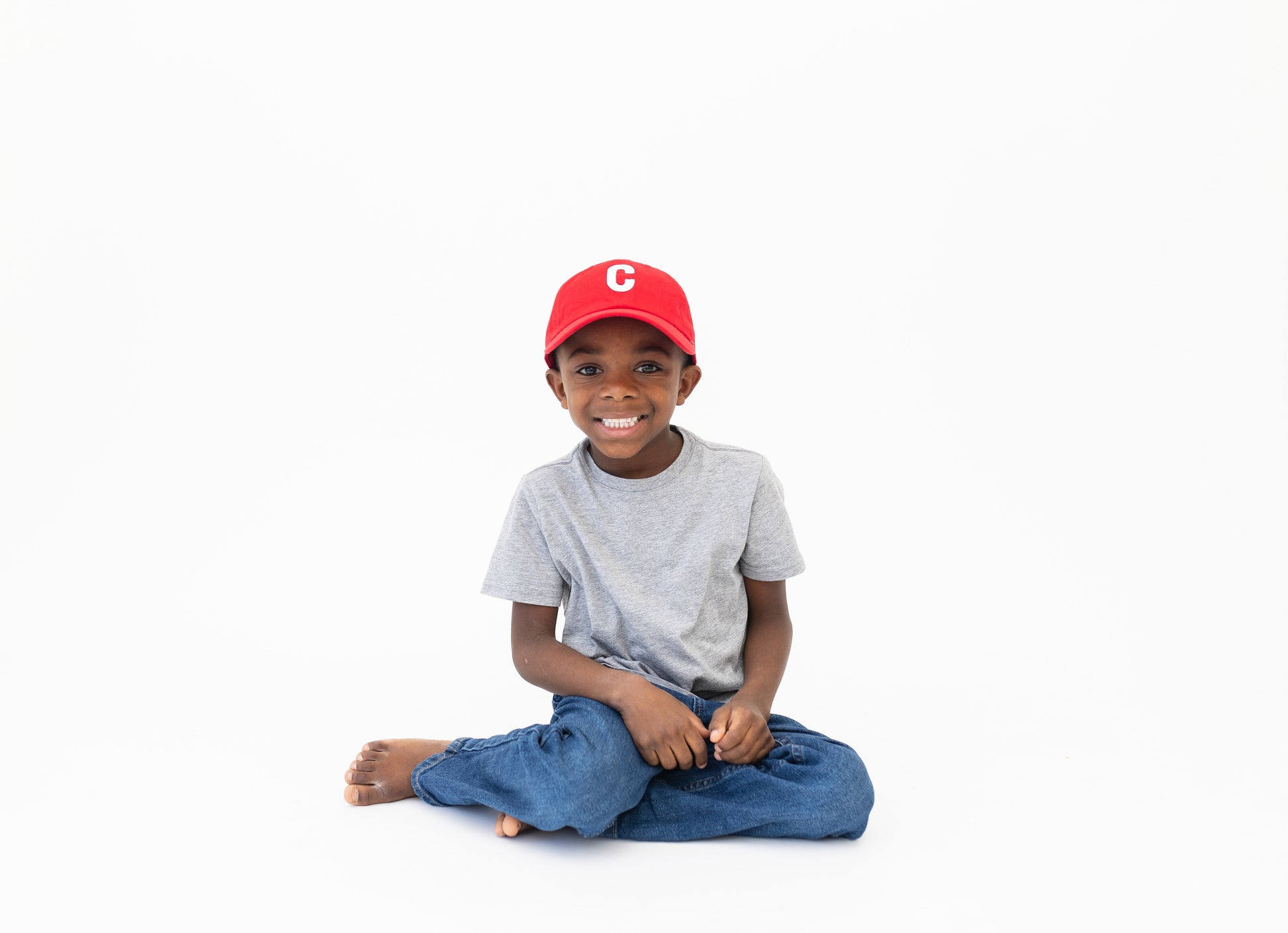 Red Letter Baseball Hat - Heyday Goods