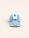 Denim Letter Baseball Hat - Heyday Goods