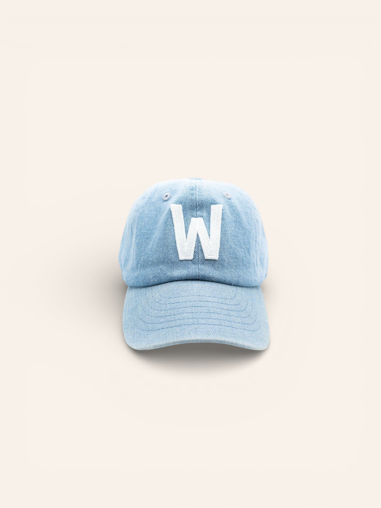 Denim Letter Baseball Hat - Heyday Goods