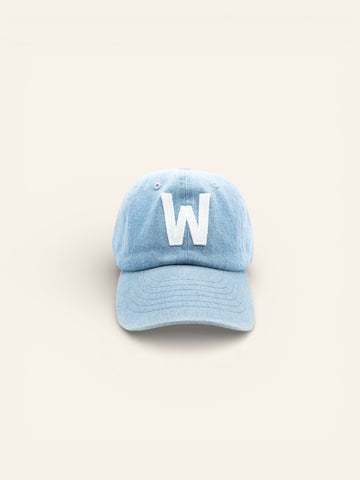 Denim Letter Baseball Hat - Heyday Goods