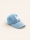 Denim Letter Baseball Hat - Heyday Goods