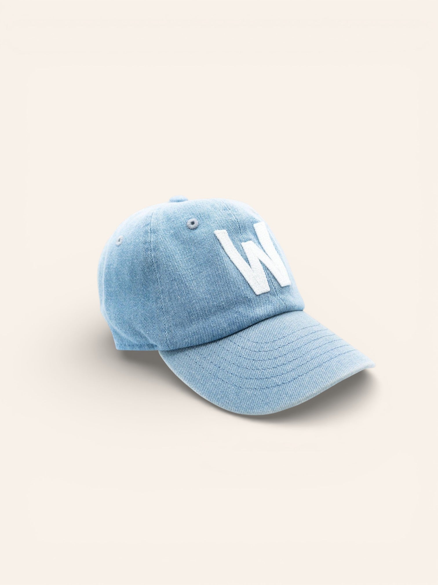 Denim Letter Baseball Hat - Heyday Goods