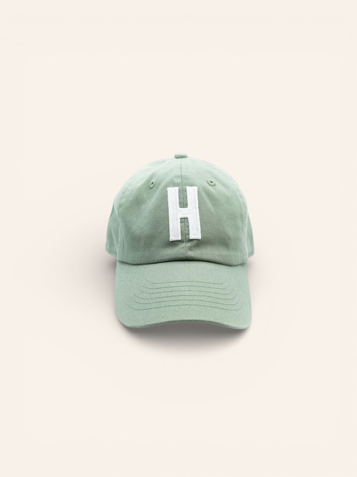 Dusty Sage Letter Baseball Hat - Heyday Goods