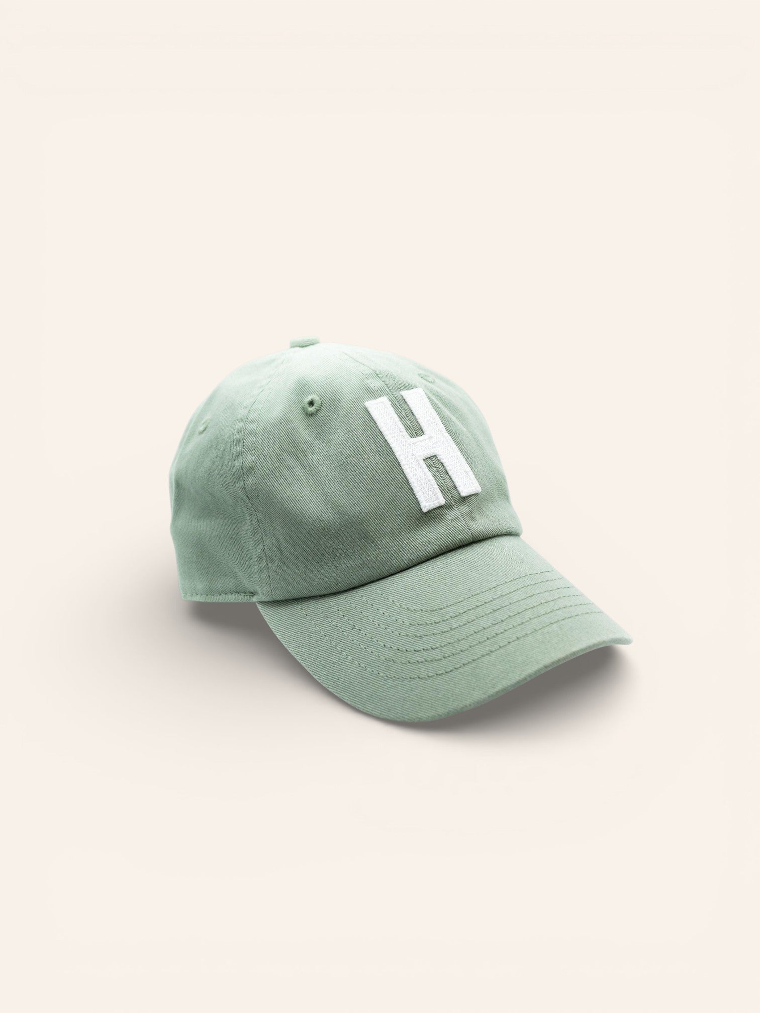 Dusty Sage Letter Baseball Hat - Heyday Goods