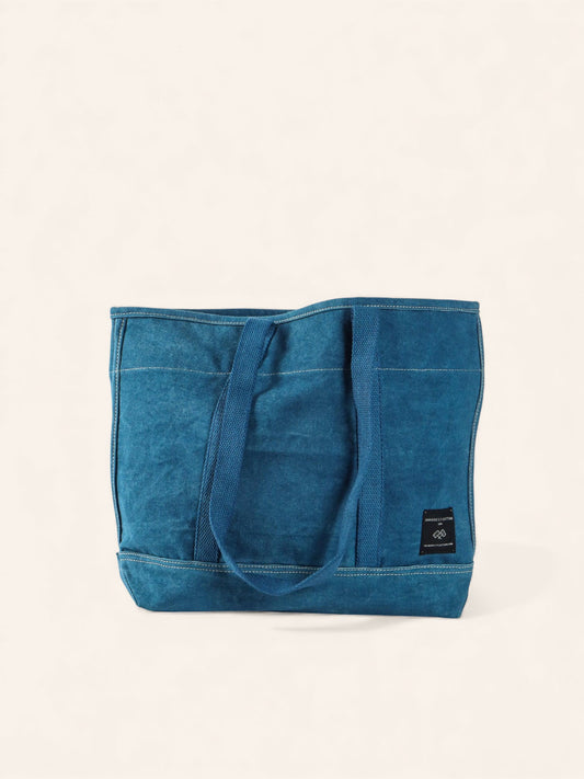 Small East West Tote | Indigo - Heyday Goods
