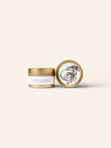 Nectar Republic Soy Candle | Citrus Basil - Heyday Goods