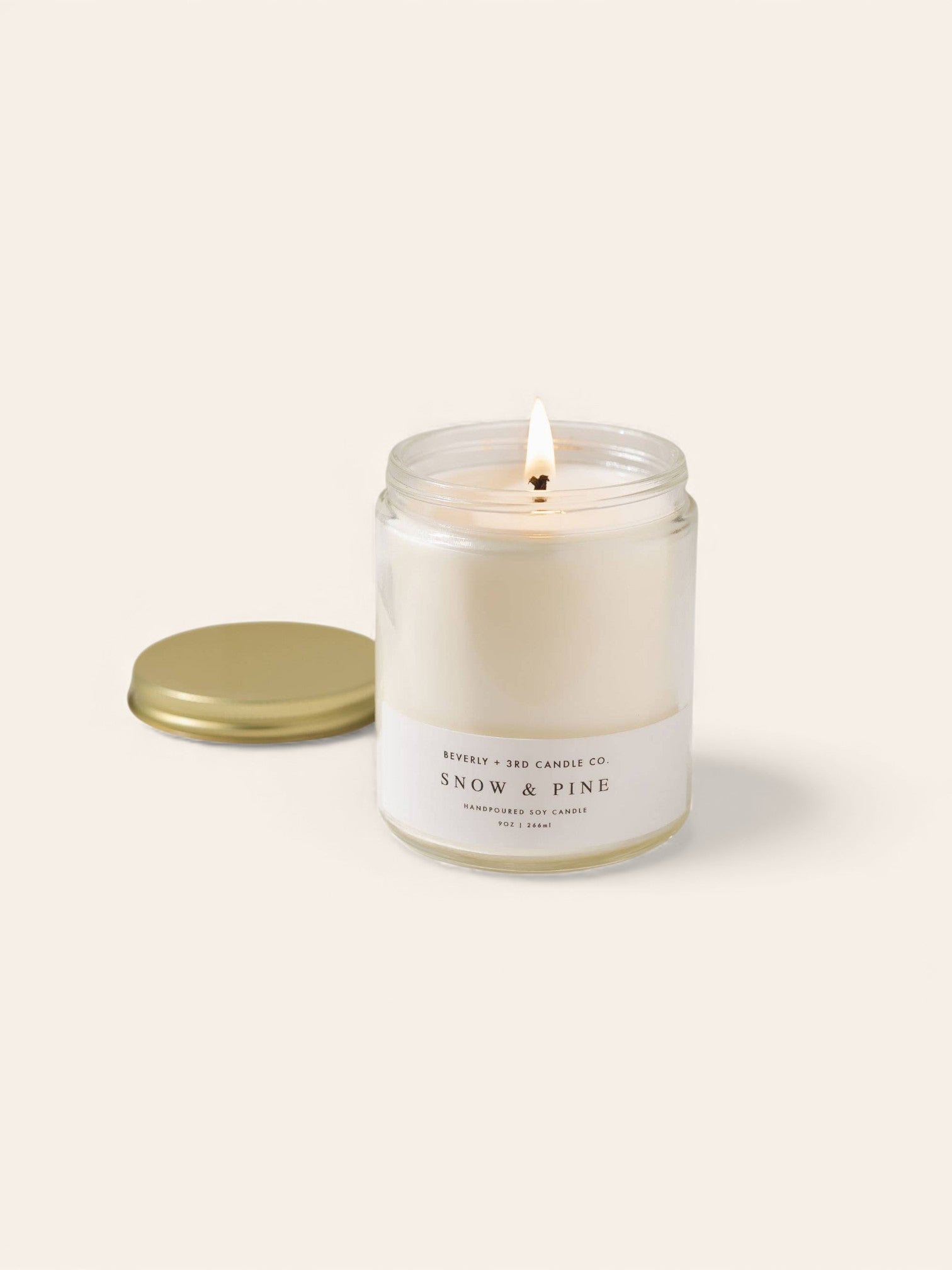 Snow & Pine 9oz - Soy Candle - Heyday Goods
