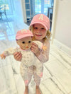 Light Pink Letter Baseball Hat - Heyday Goods