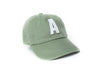 Dusty Sage Letter Baseball Hat - Heyday Goods
